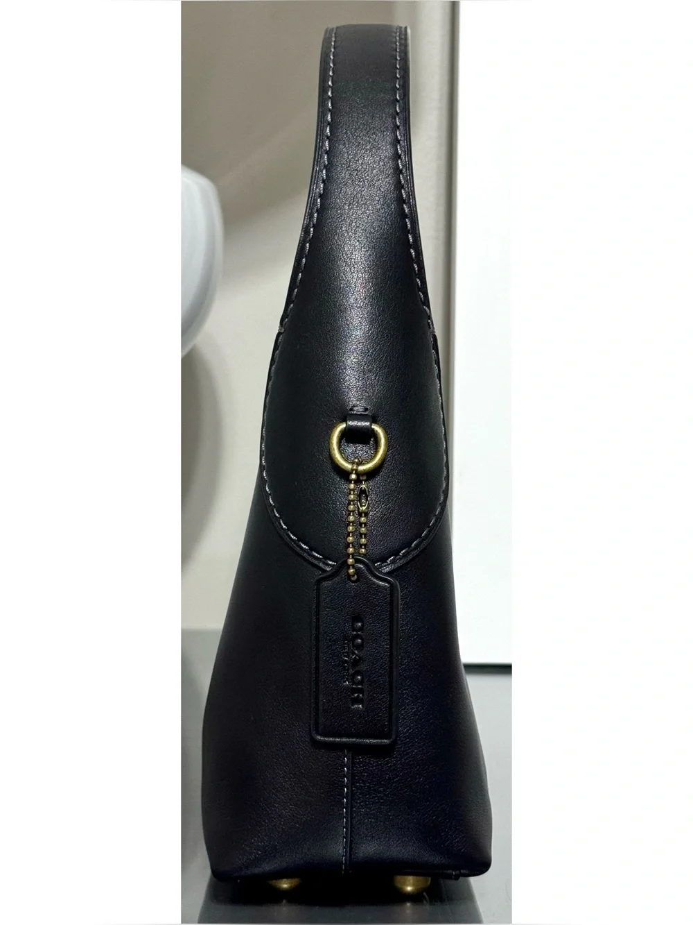 COACH BROOKLYN SHOULDER BAG 23, BLACK